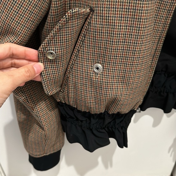 3.1 Phillip Lim Houndstooth Track Jacket - Picture 4 of 7